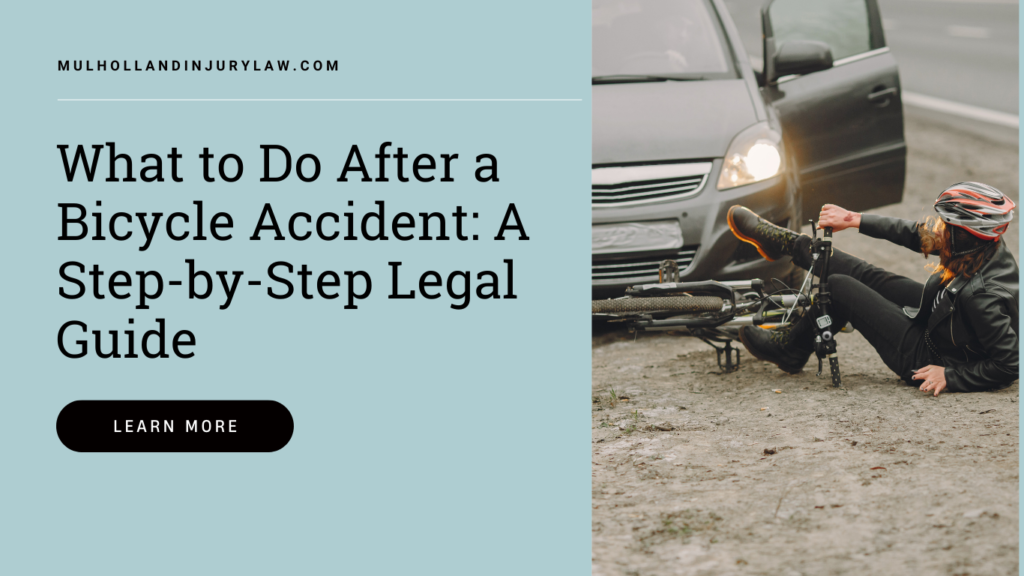 what to do after a bicycle accident