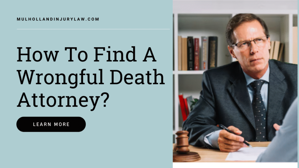how to find wrongful death attorney