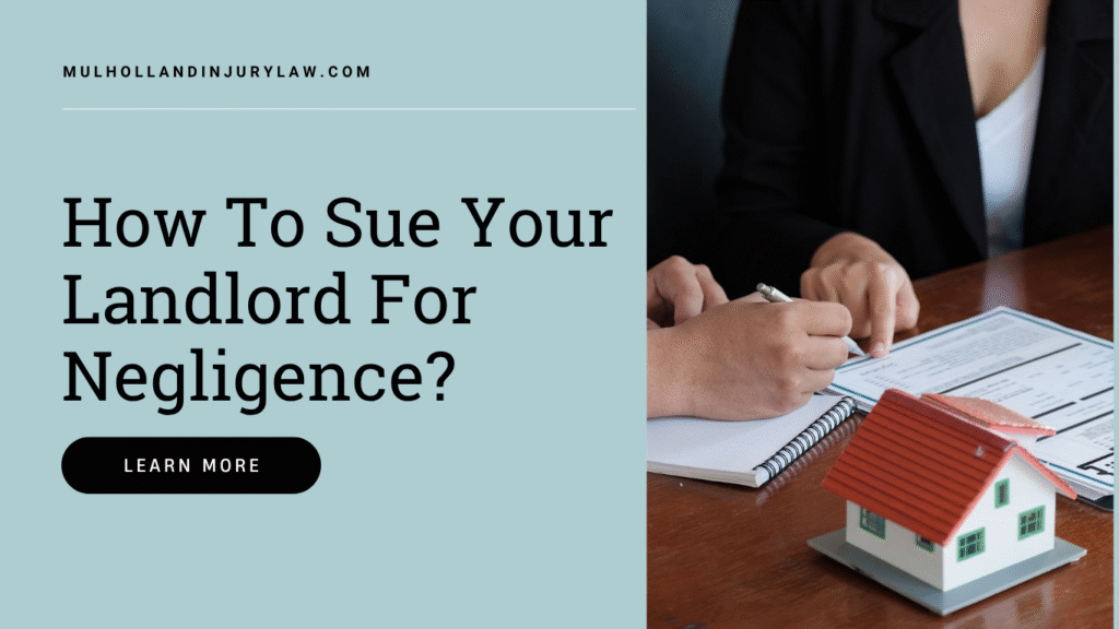 how to sue landlord for negligence