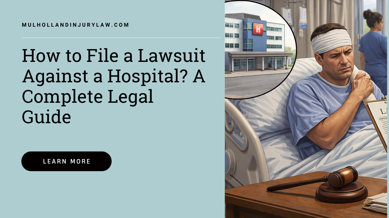 how to file lawsuit against hospital