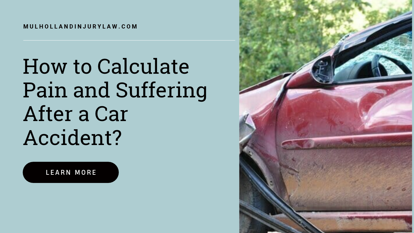 how to calculate pain and suffering after a cr accident